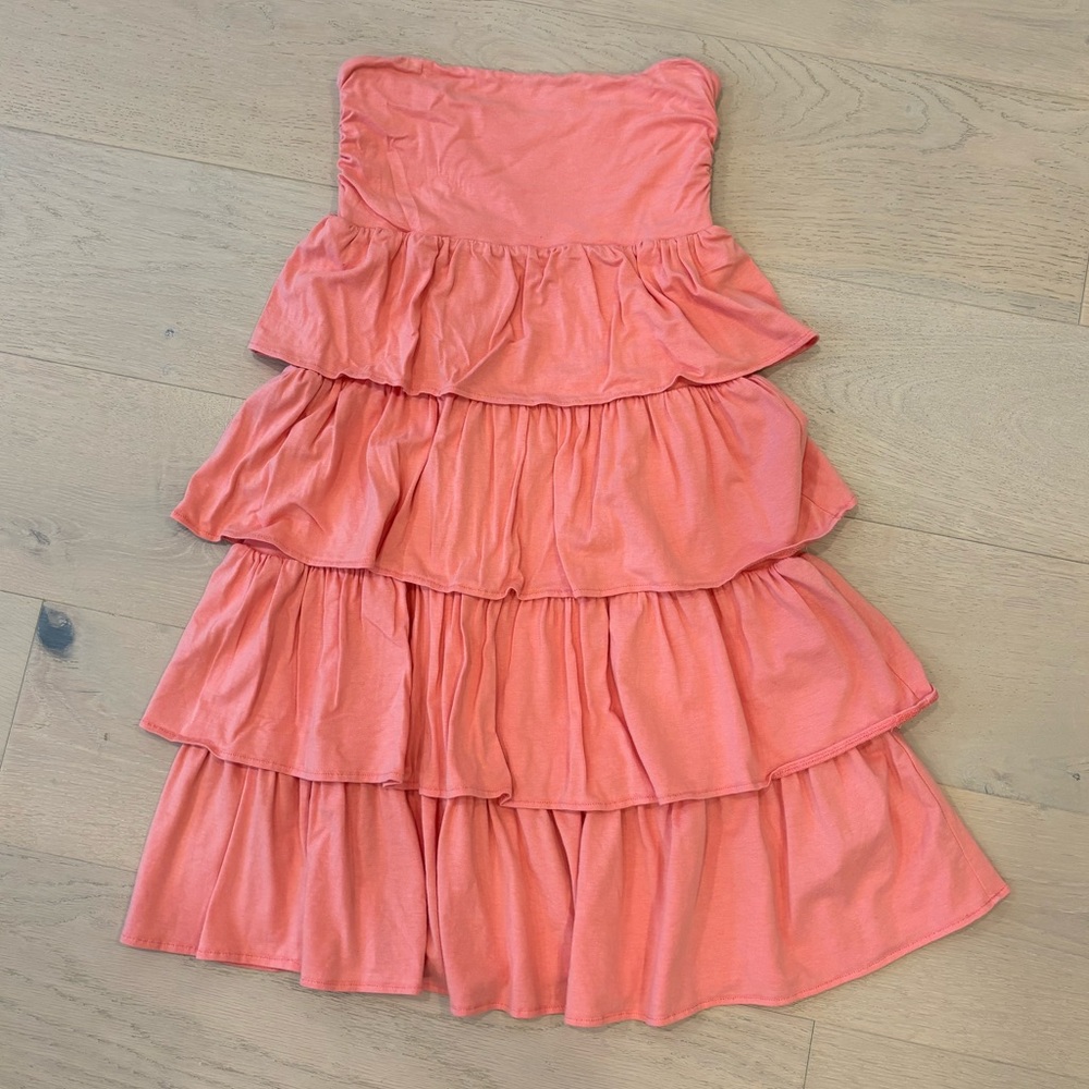 J. Crew strapless tiered dress size XS